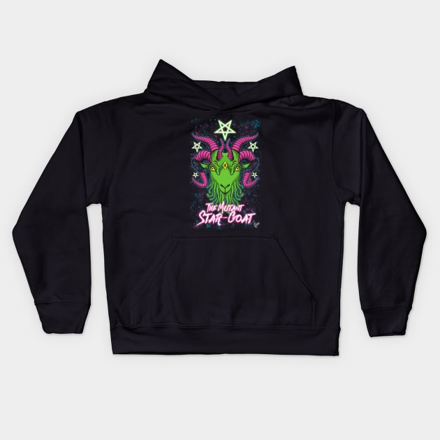 The Mutant Star-Goat Kids Hoodie by VicNeko